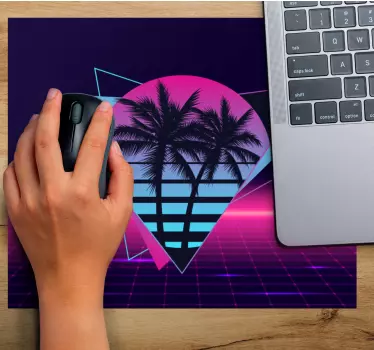 Podloga za miš izvornik vibrantna geometrijska zalaska sunca - TenStickers