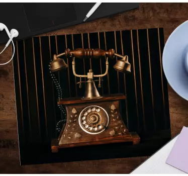 Podloga za miš izvornik vintage zvono telefon - TenStickers