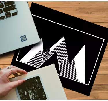 Podloga za miš obrasci apstraktni geometrijski vrhovi - TenStickers