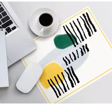 Podloga za miš obrasci apstraktni potezi kista - TenStickers