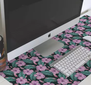 Podloga za miš obrasci biljni zeleni elementi - TenStickers