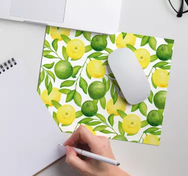 Podloga za miš obrasci citrusno voće aranžman - TenStickers
