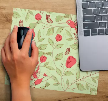 Podloga za miš obrasci cvjetna pozadina - TenStickers