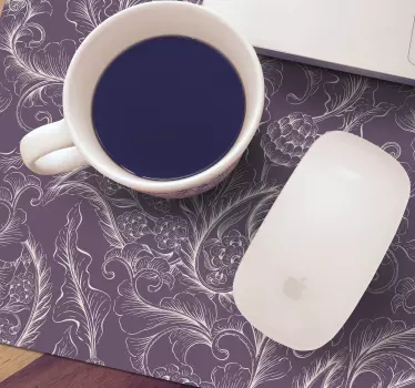 Podloga za miš obrasci cvjetni elegantan uzorak - TenStickers