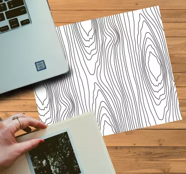 Podloga za miš obrasci drvenog uzorka - TenStickers