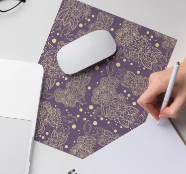 Podloga za miš obrasci elegancija cvjetnog uzorka - TenStickers