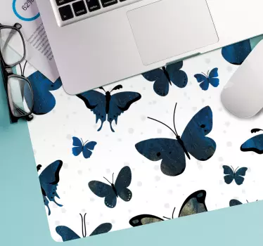 Podloga za miš obrasci elegantan uzorak leptira - TenStickers