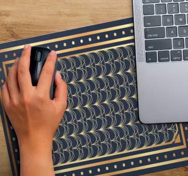 Podloga za miš obrasci elegantni geometrijski valovi - TenStickers