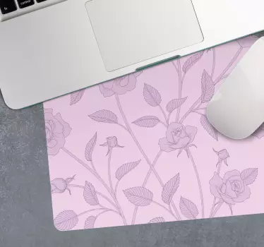 Podloga za miš obrasci floralni apstrakt ruže - TenStickers