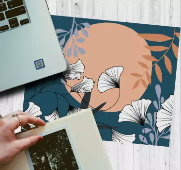 Podloga za miš obrasci floralni mjesečev dizajn - TenStickers
