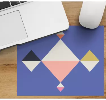 Podloga za miš obrasci geometrijska koloristička kompozicija - TenStickers