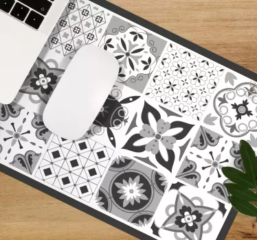 Podloga za miš obrasci geometrijski cvjetni motivi - TenStickers