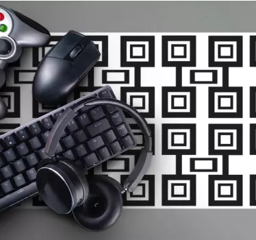 Podloga za miš obrasci geometrijski kvadratni raspored - TenStickers