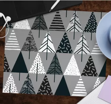 Podloga za miš obrasci geometrijski motiv drveta - TenStickers