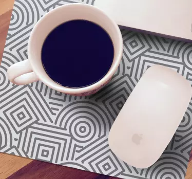 Podloga za miš obrasci geometrijski okrugli motivi - TenStickers