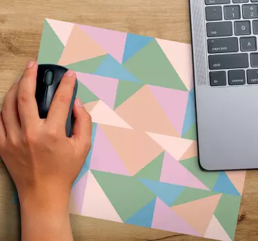 Podloga za miš obrasci geometrijski patchwork u boji - TenStickers