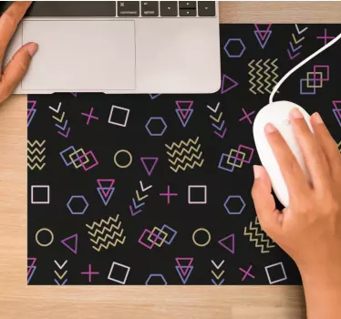 Podloga za miš obrasci geometrijski šareni oblici - TenStickers