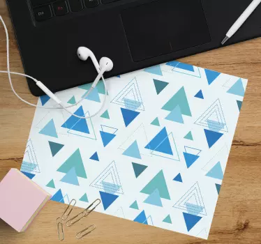 Podloga za miš obrasci geometrijski trokutasti raspored - TenStickers