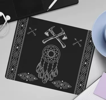 Podloga za miš obrasci indijanski hvatač snova - TenStickers