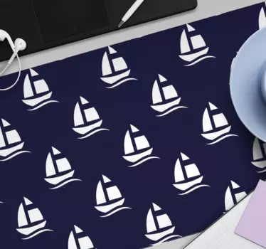 Podloga za miš obrasci jedrilica - TenStickers