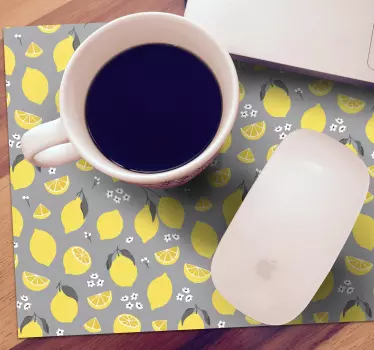 Podloga za miš obrasci limunasti uzorak - TenStickers