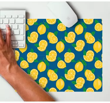Podloga za miš obrasci limunov rez koncept - TenStickers