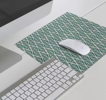 Podloga za miš obrasci lišćasti geometrijski uzorak - TenStickers