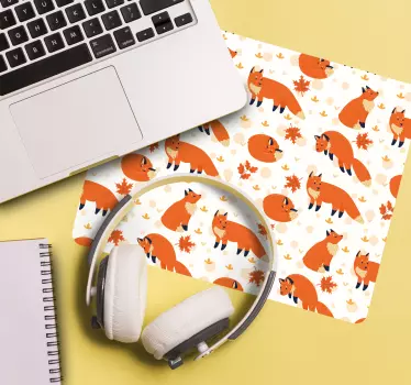 Podloga za miš obrasci maštoviti uzorci lisica - TenStickers