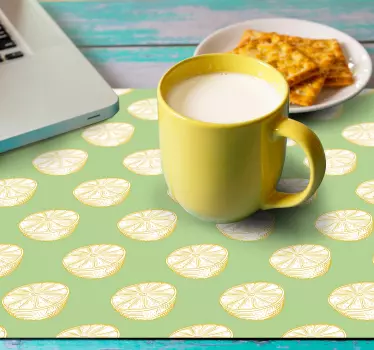 Podloga za miš obrasci motiv limunskih kriški - TenStickers