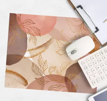 Podloga za miš obrasci s elegantnim listovima - TenStickers