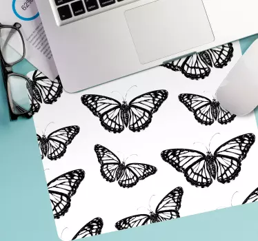 Podloga za miš obrasci s elegantnim motivom leptira - TenStickers
