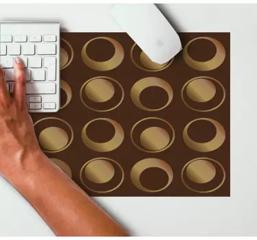 Podloga za miš obrasci s kružnim smešnim motivom - TenStickers