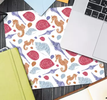 Podloga za miš obrasci s motivom morskog konjića - TenStickers