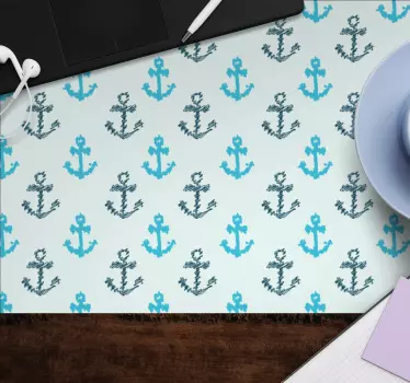 Podloga za miš obrasci s uzorkom sidra - TenStickers