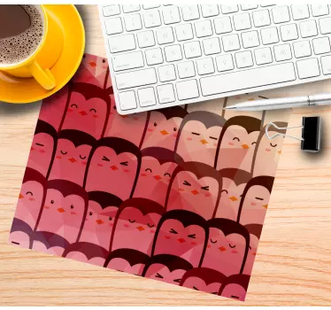 Podloga za miš obrasci s veselim motivom pingvina - TenStickers