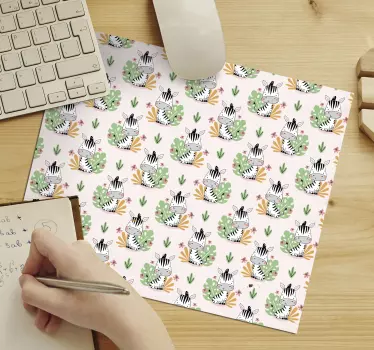 Podloga za miš obrasci s veselim zebrinim motivom - TenStickers
