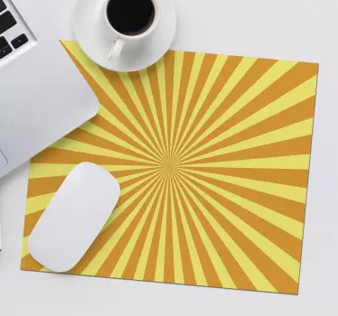 Podloga za miš obrasci s žutim prugama - TenStickers