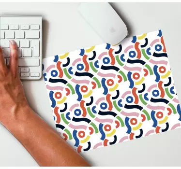 Podloga za miš obrasci šareni apstraktni vrtlozi - TenStickers