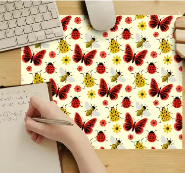 Podloga za miš obrasci šareni elementi prirode - TenStickers
