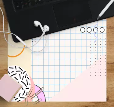 Podloga za miš obrasci šareni geometrijski raspored - TenStickers