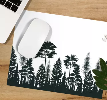 Podloga za miš obrasci silueta šume - TenStickers