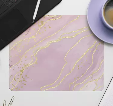 Podloga za miš obrasci sofisticirani ružičasti kvarc - TenStickers