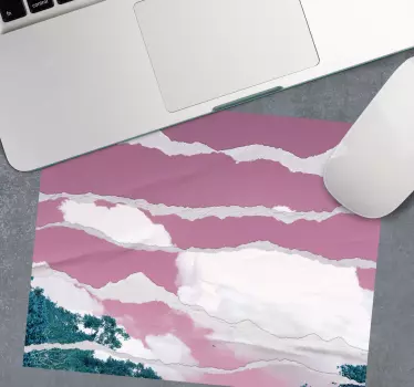 Podloga za miš obrasci teksturirani oblaci - TenStickers
