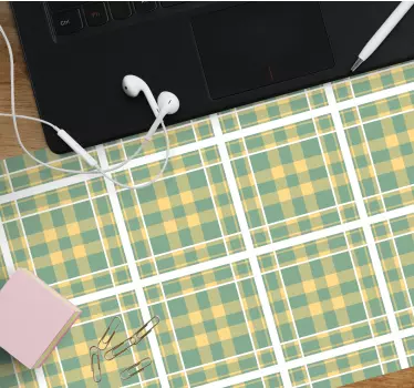 Podloga za miš obrasci u kariranom stilu - TenStickers
