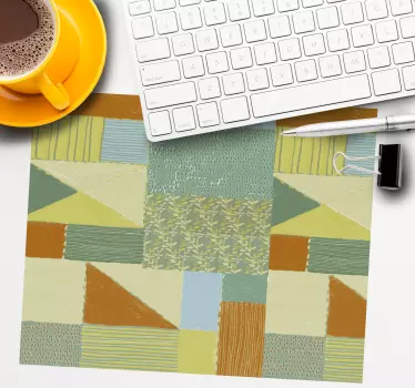 Podloga za miš obrasci u patchwork bojama - TenStickers
