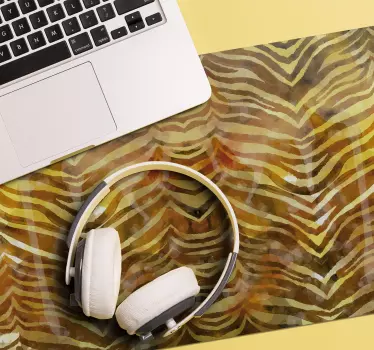 Podloga za miš obrasci u vibrantnim tigrovim prugama - TenStickers