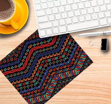 Podloga za miš obrasci u vibrantnom geometrijskom uzorku - TenStickers