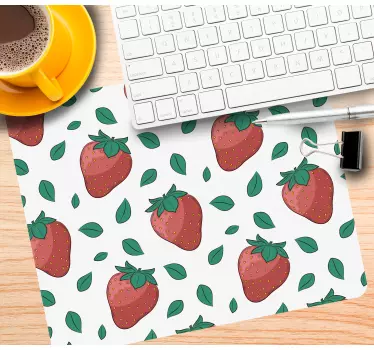 Podloga za miš obrasci uzorak lista jagode - TenStickers