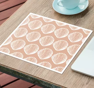 Podloga za miš obrasci varijacija uzorka školjki - TenStickers