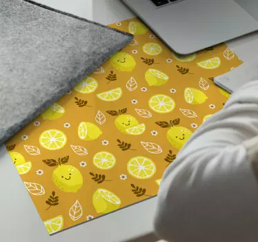 Podloga za miš obrasci veseli uzorak limuna - TenStickers